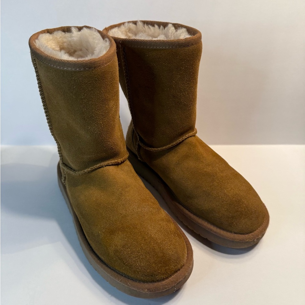 Koolaburra by UGG Girls Koola Short Boot Size 5 Chestnut